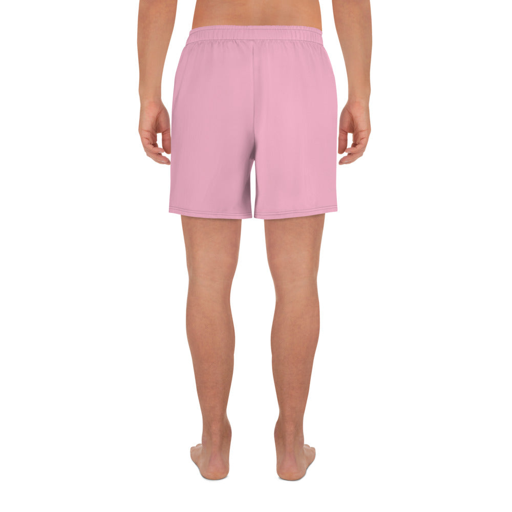 Light Pink Accent Unisex Athletic Long Shorts