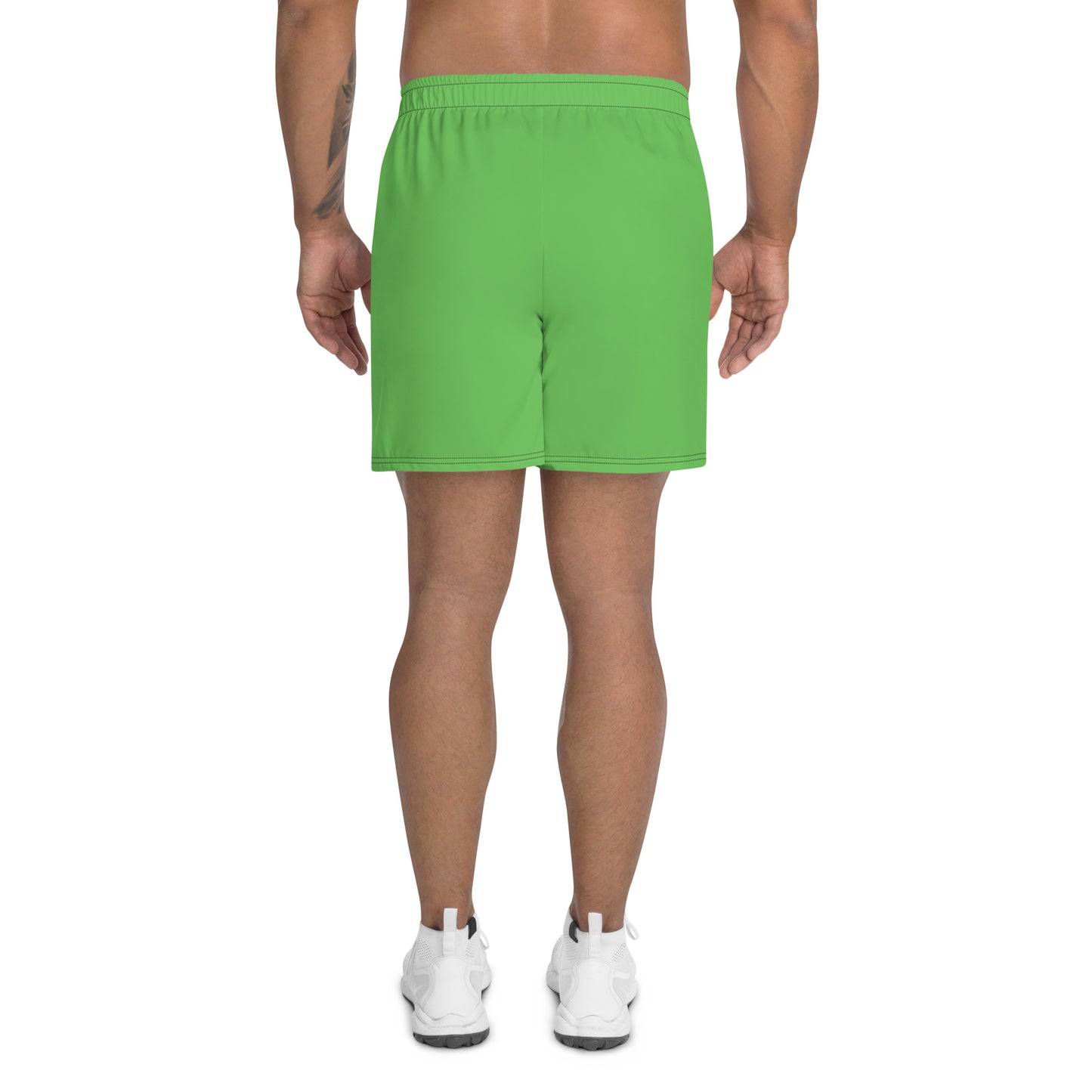 Green Accent Unisex Athletic Long Shorts