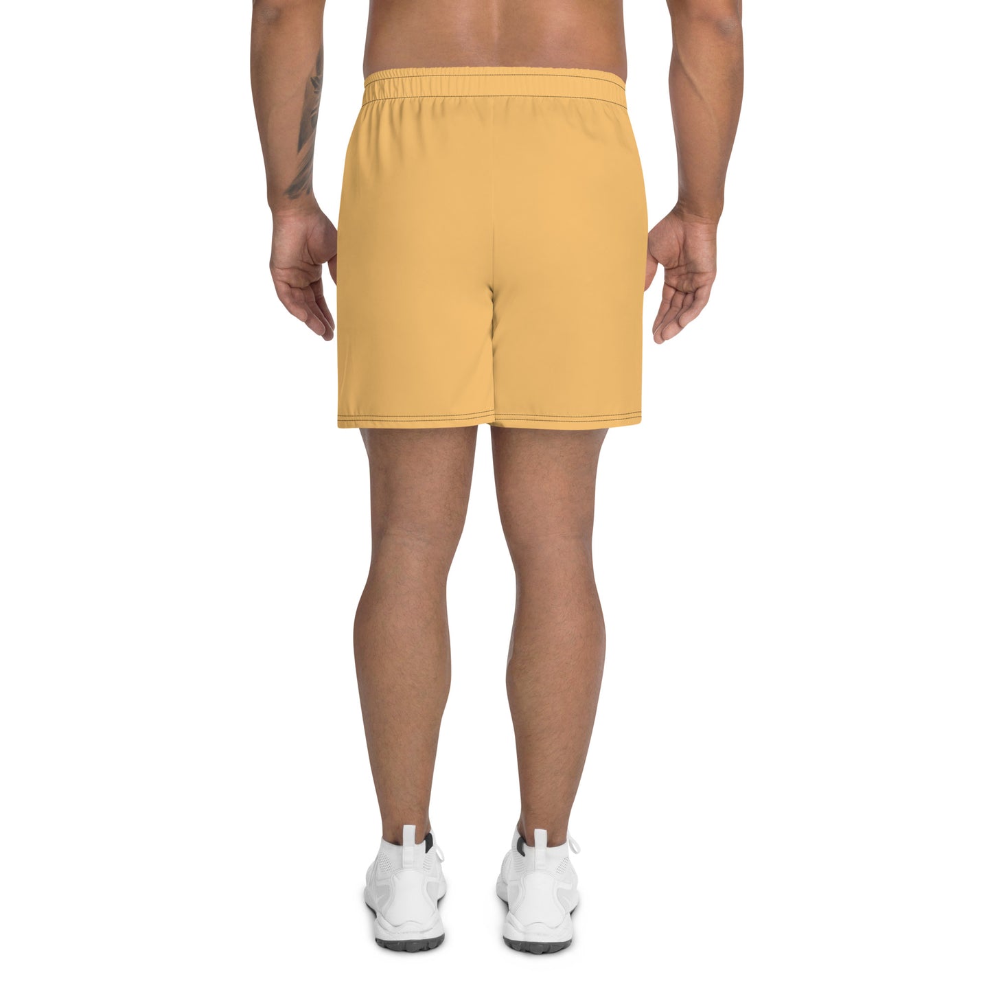 Light Orange Unisex Athletic Long Shorts