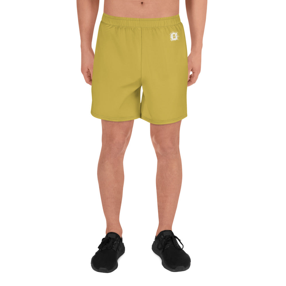 Old Gold Accent Unisex Athletic Long Shorts