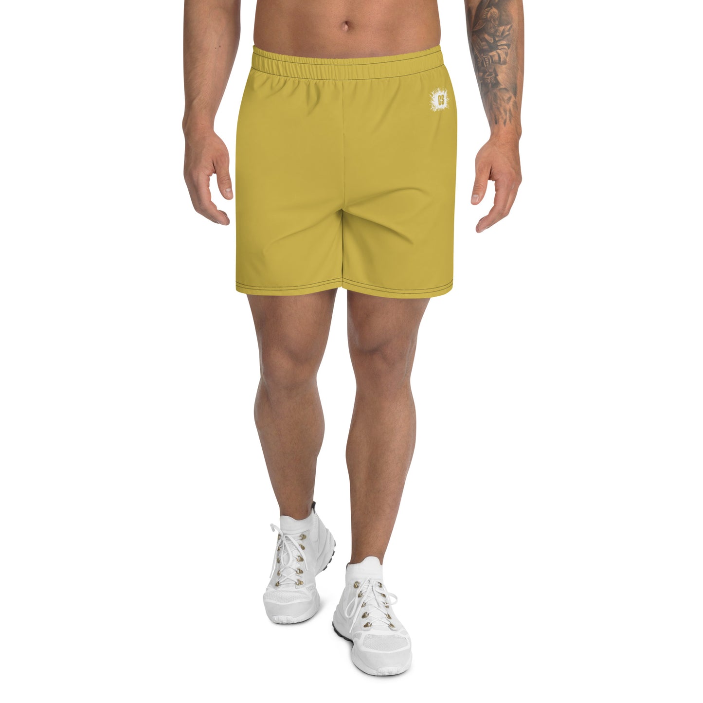 Old Gold Accent Unisex Athletic Long Shorts