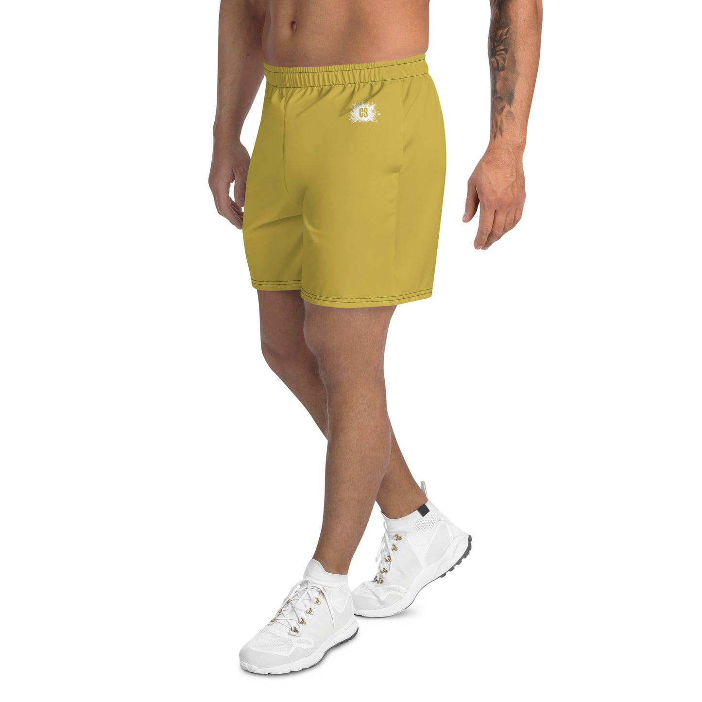 Old Gold Accent Unisex Athletic Long Shorts