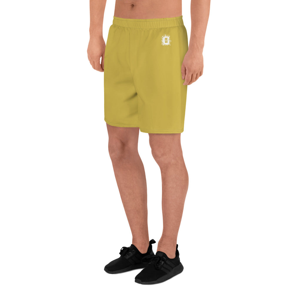 Old Gold Accent Unisex Athletic Long Shorts