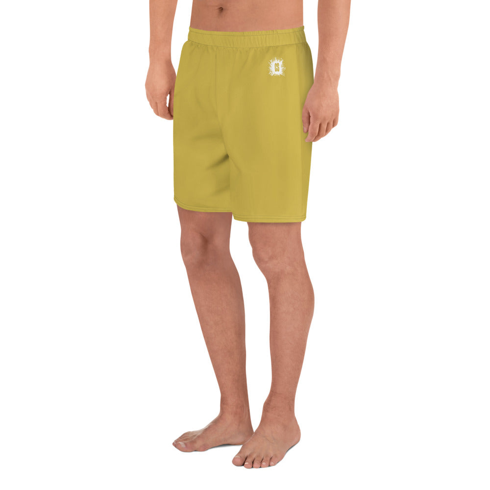 Old Gold Accent Unisex Athletic Long Shorts