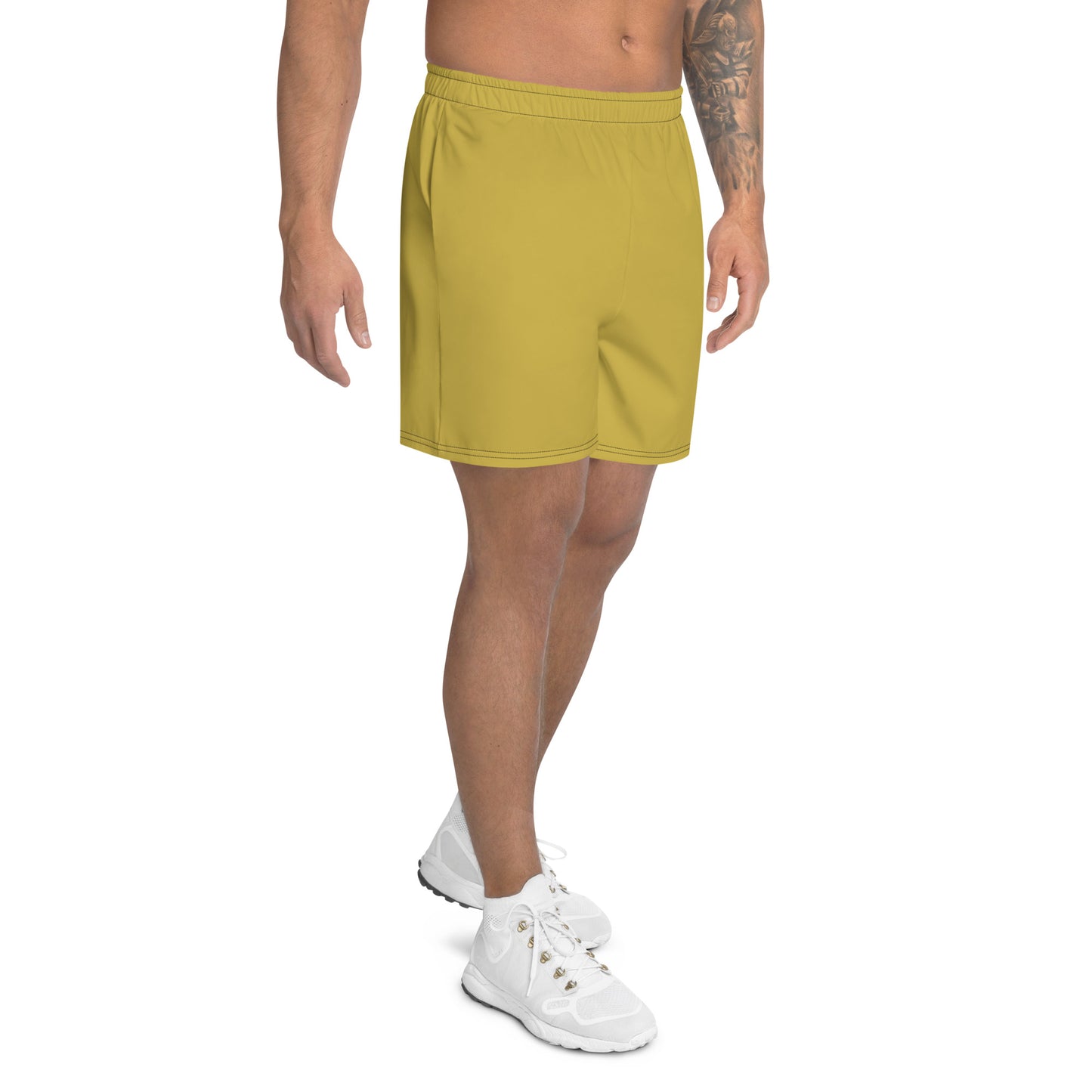 Old Gold Accent Unisex Athletic Long Shorts