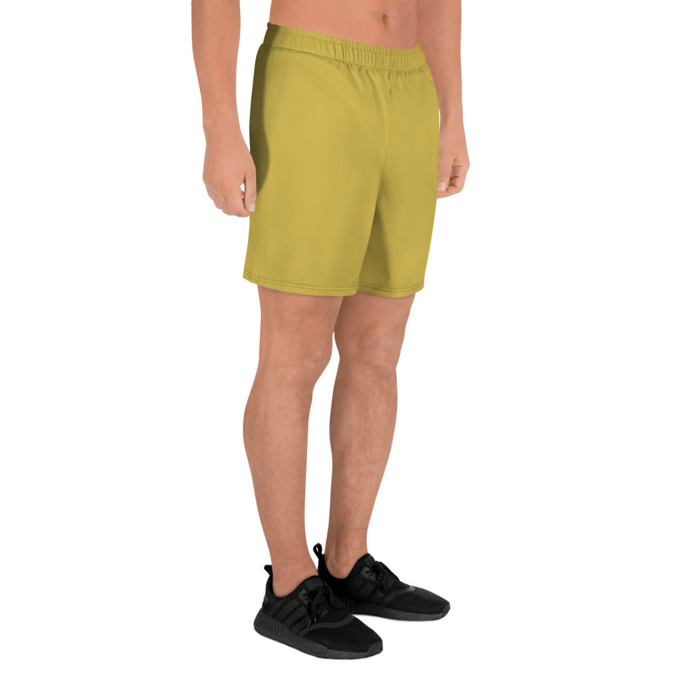 Old Gold Accent Unisex Athletic Long Shorts