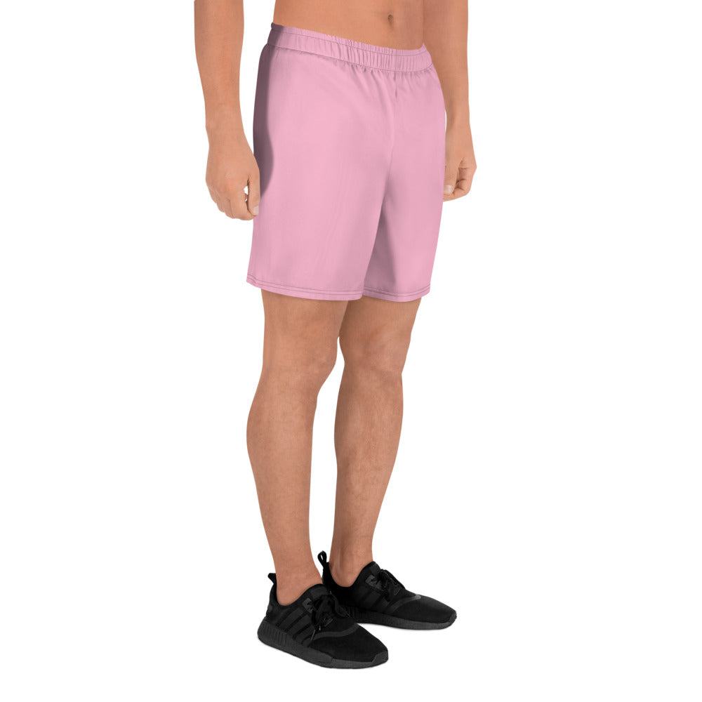 Light Pink Accent Unisex Athletic Long Shorts