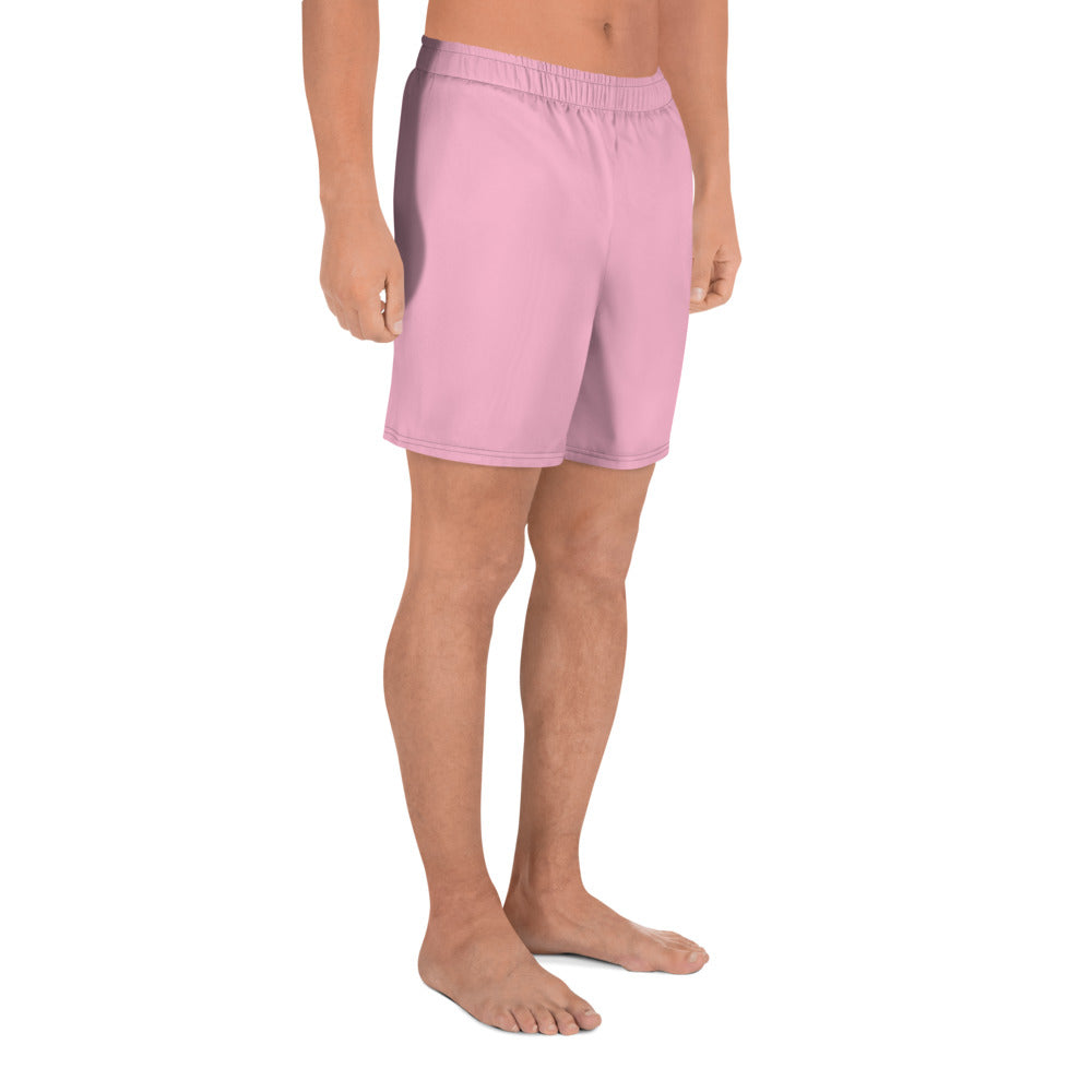 Light Pink Accent Unisex Athletic Long Shorts