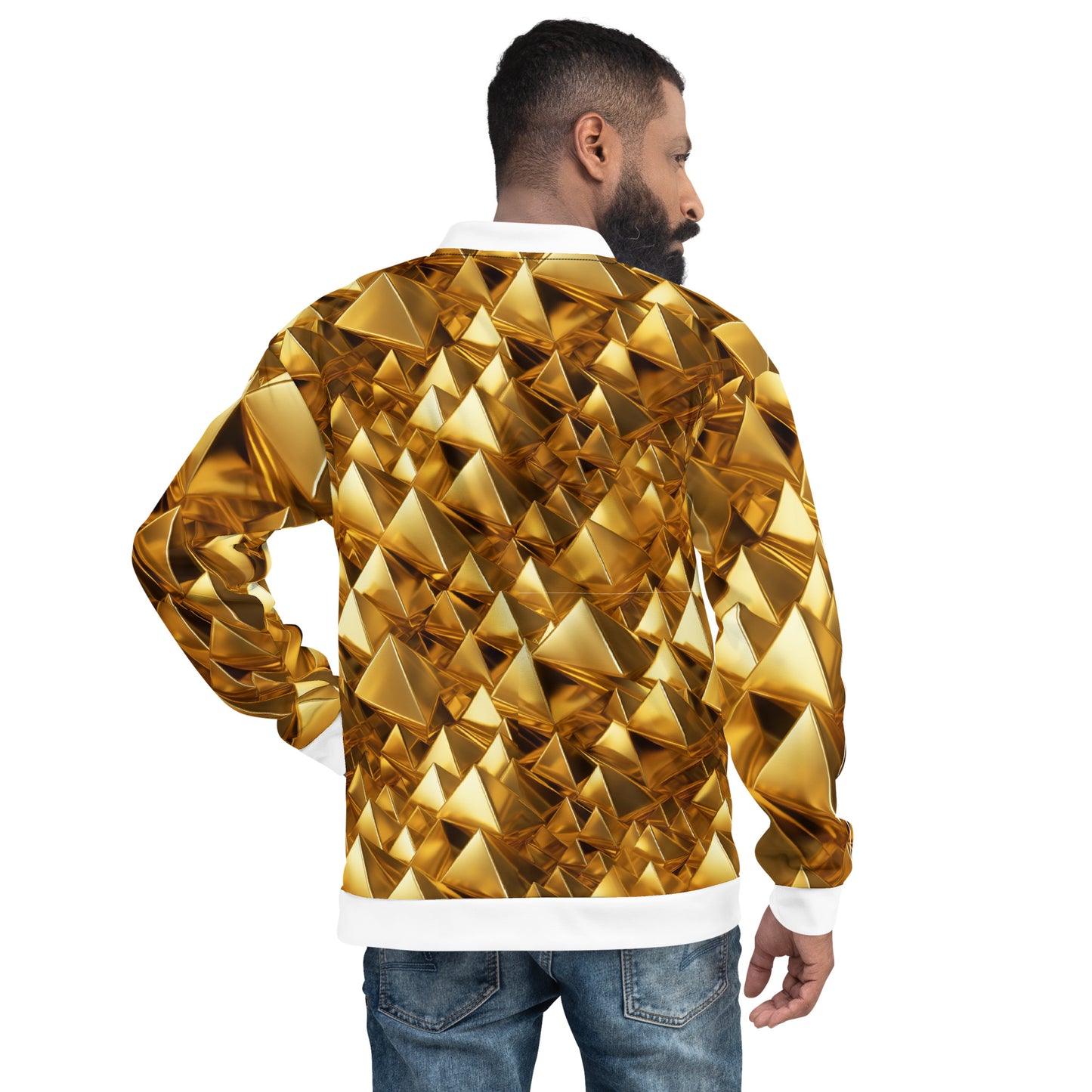 GoldPyramids Mens Bomber Jacket