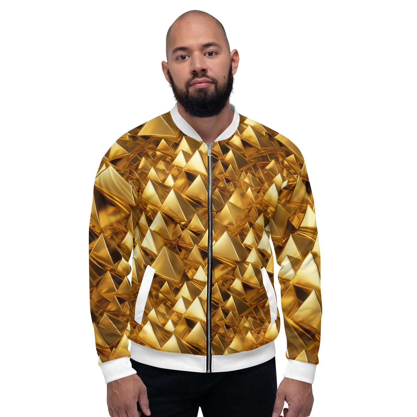 GoldPyramids Mens Bomber Jacket