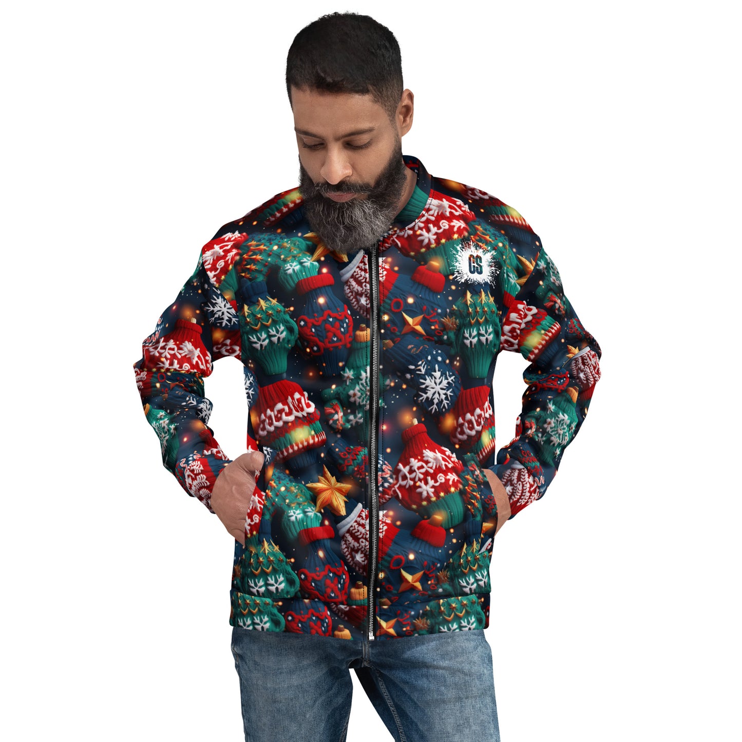 Ugly Sweaters Unisex Bomber Jacket