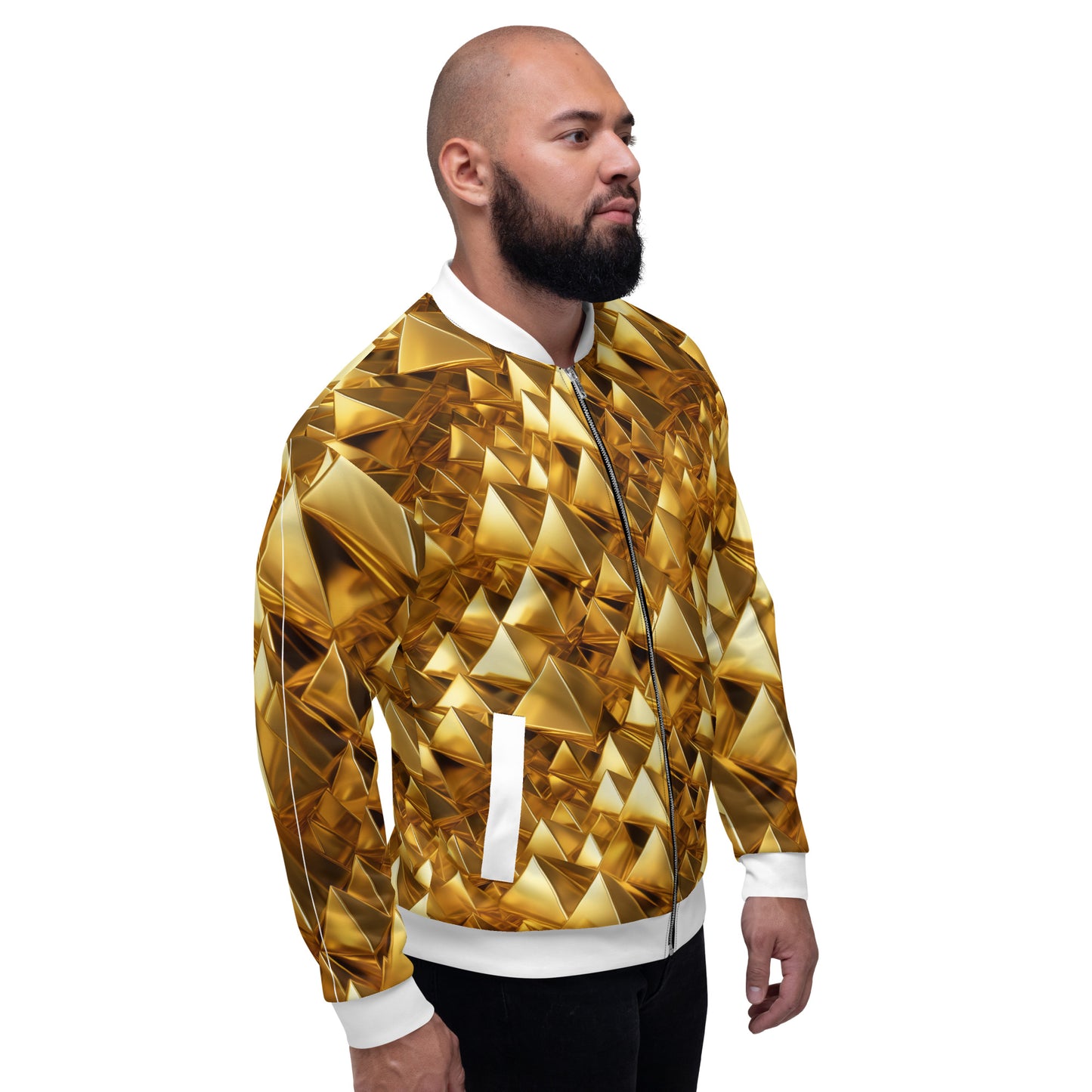 GoldPyramids Mens Bomber Jacket