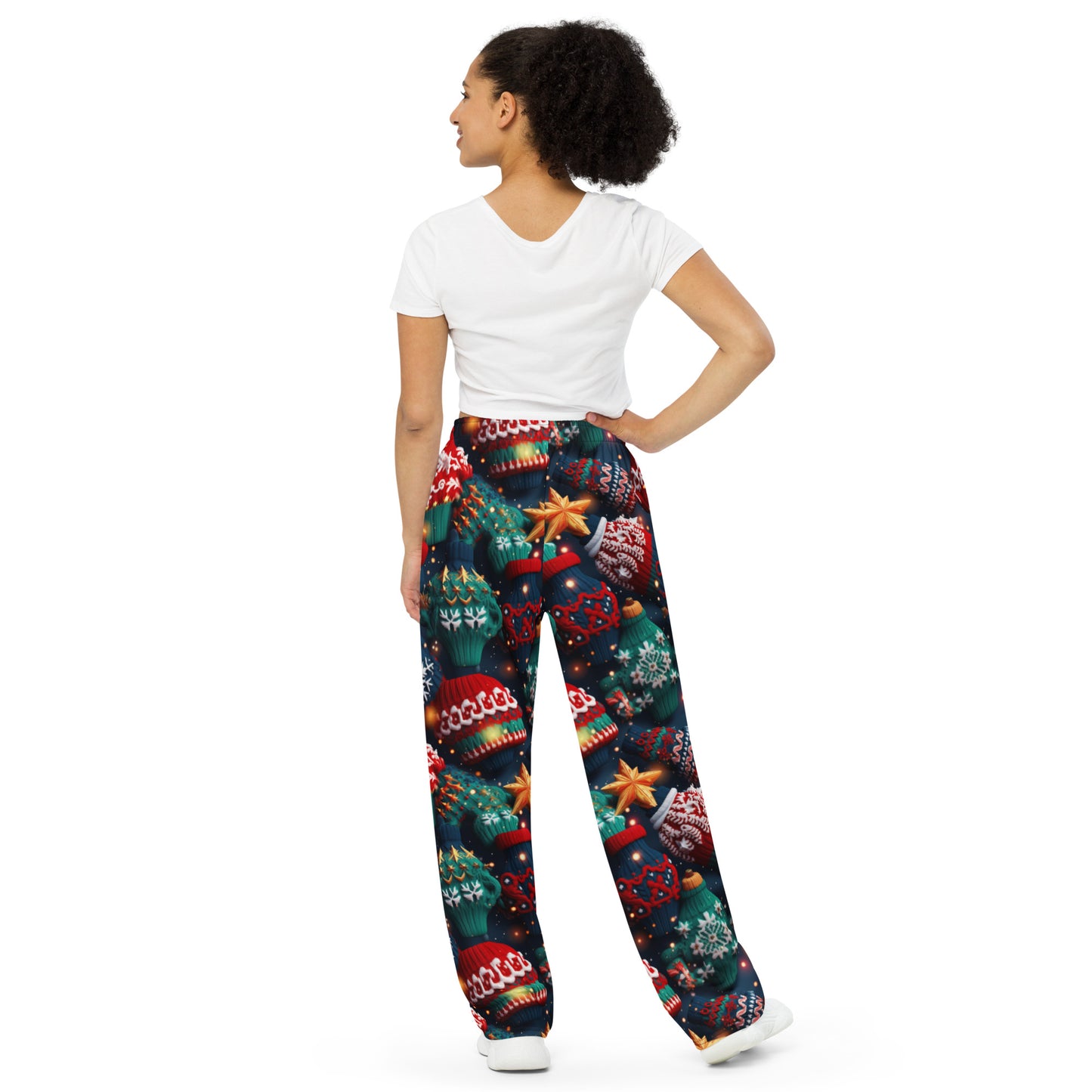 Ugly Sweaters unisex wide-leg pants