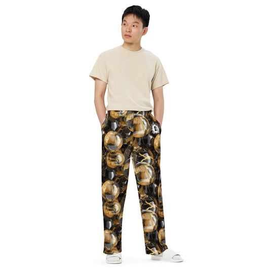 Alpha Marbles wide-leg pants