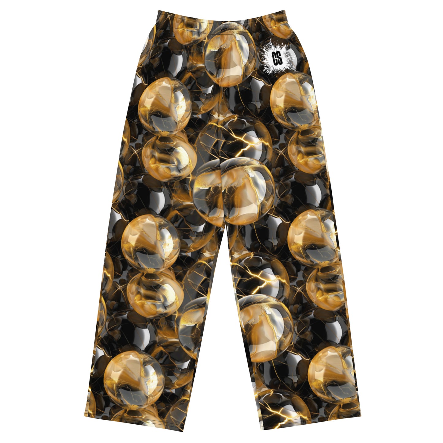 Alpha Marbles wide-leg pants