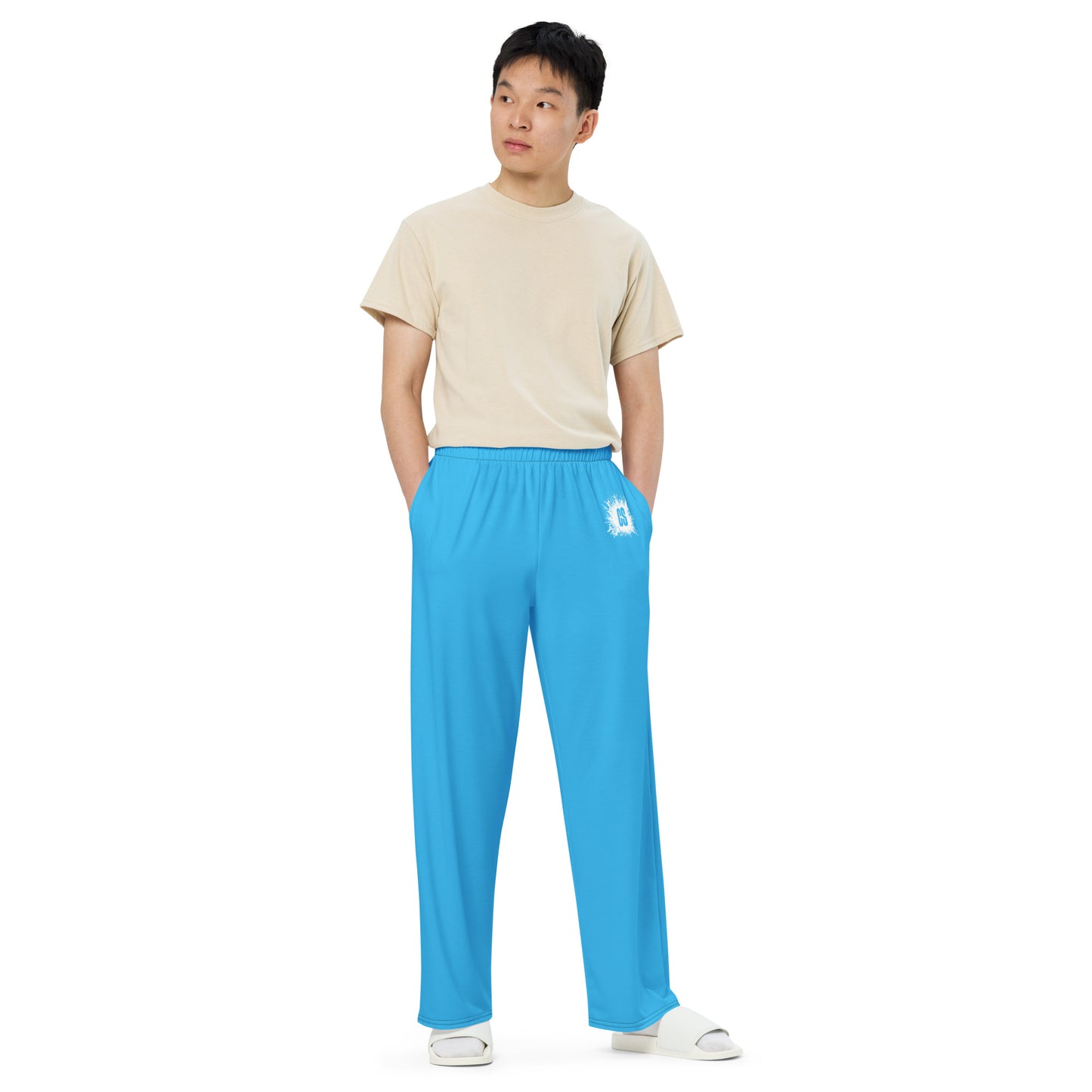 Light Blue wide-leg pants