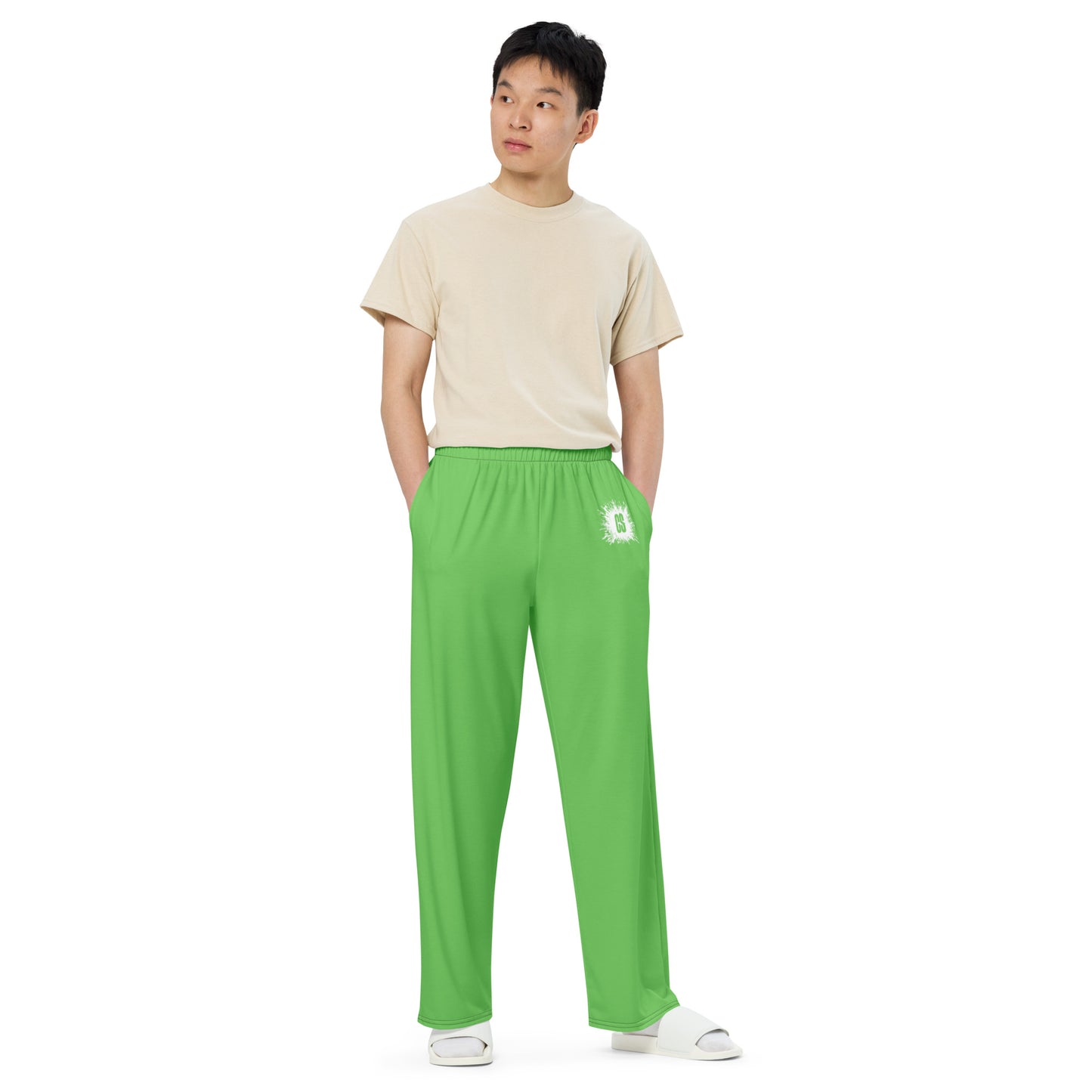 Light Green wide-leg pants
