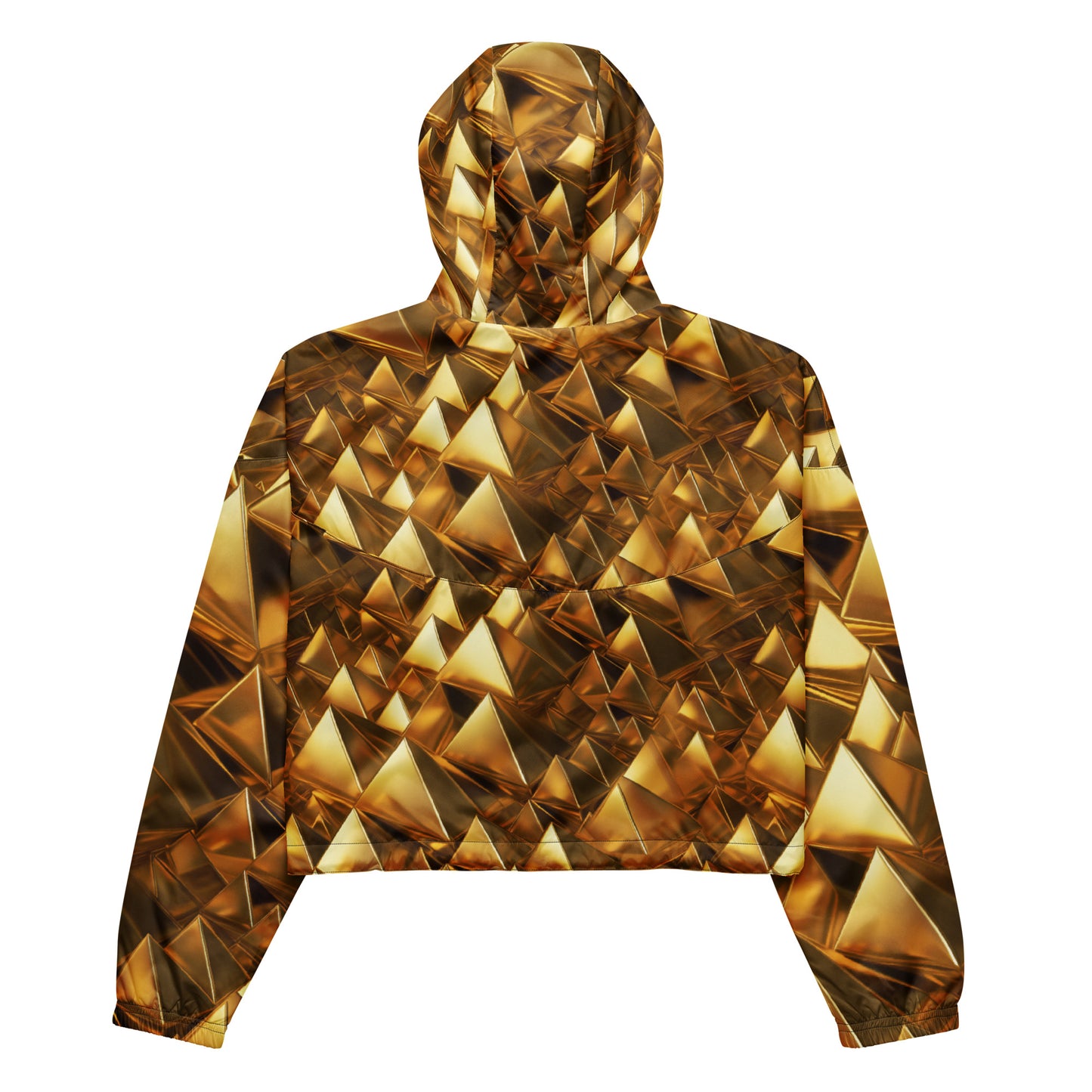 GoldPyramids Women’s cropped windbreaker (All Over)