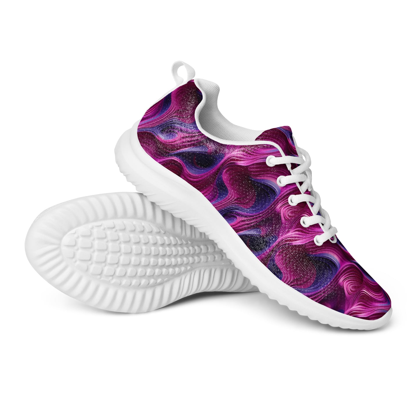 Magenta Plasma Wave Men’s athletic shoes