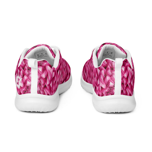 Geometric Pink Women’s athletic shoes