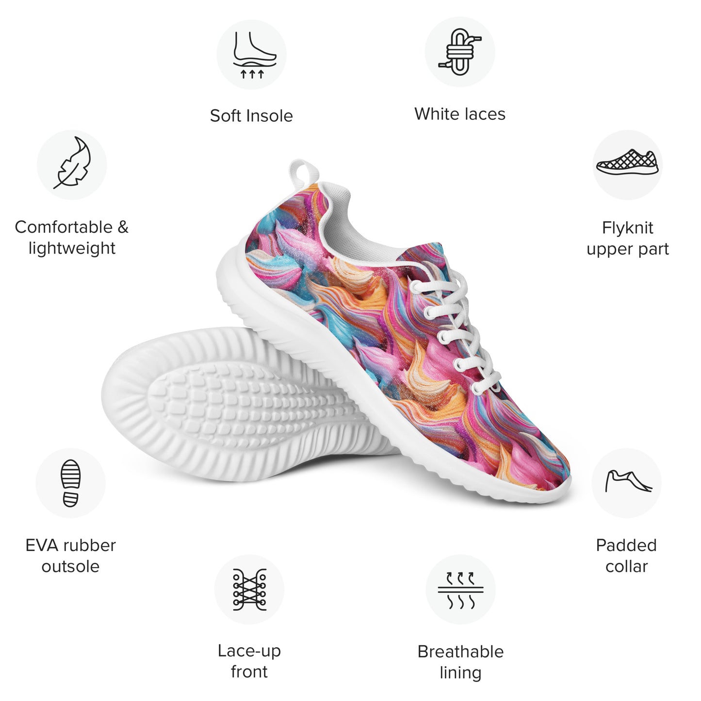 Pastel Soft Serve Delight Women’s athletic shoes