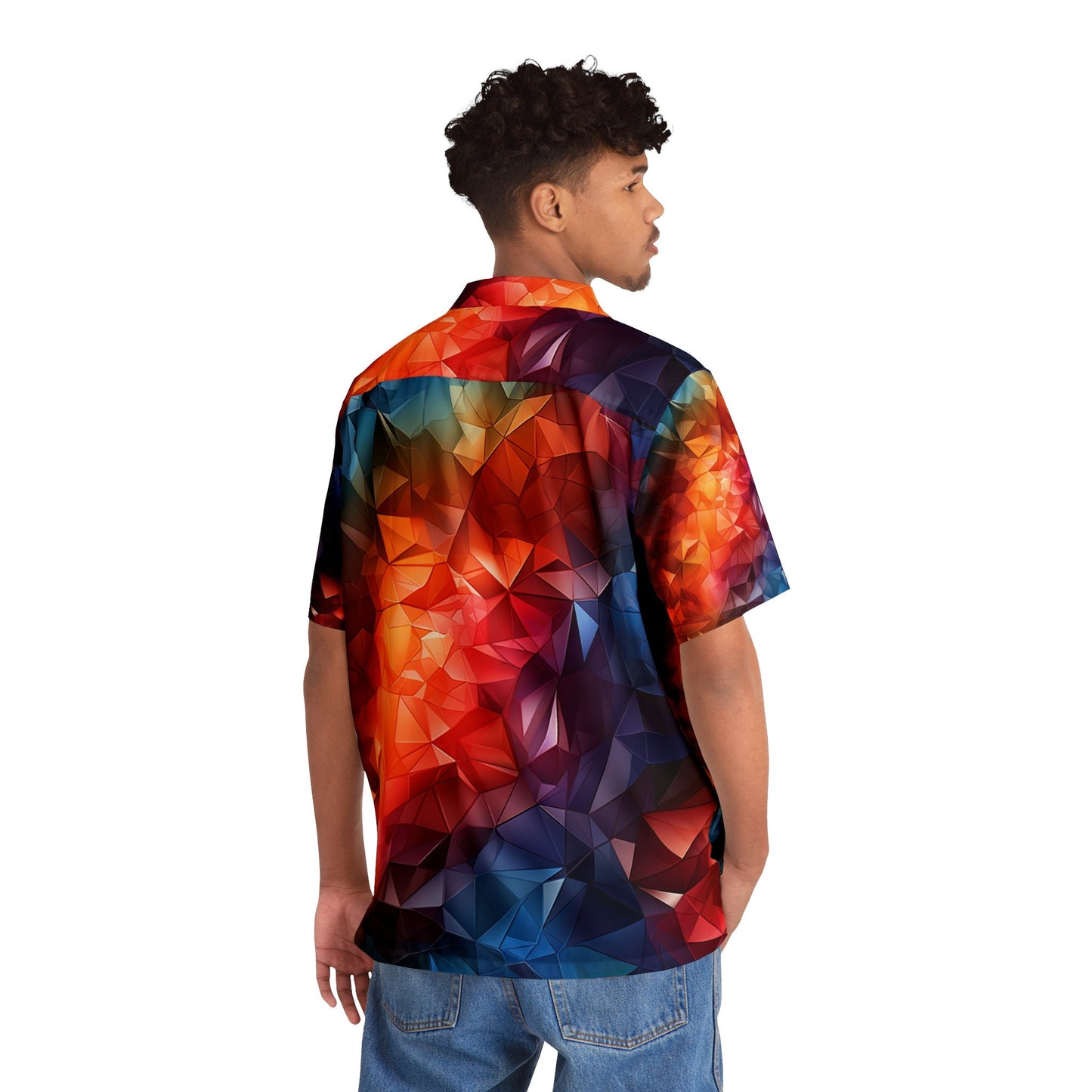 Cubist Art Mens Hawaiian Shirt