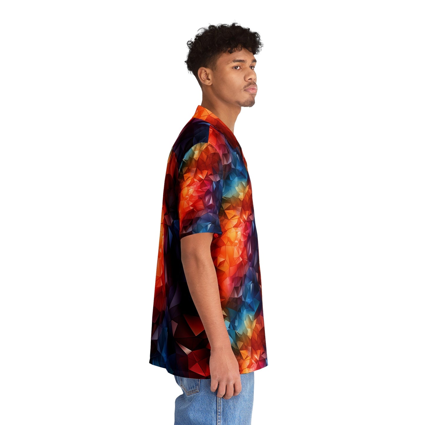 Cubist Art Mens Hawaiian Shirt