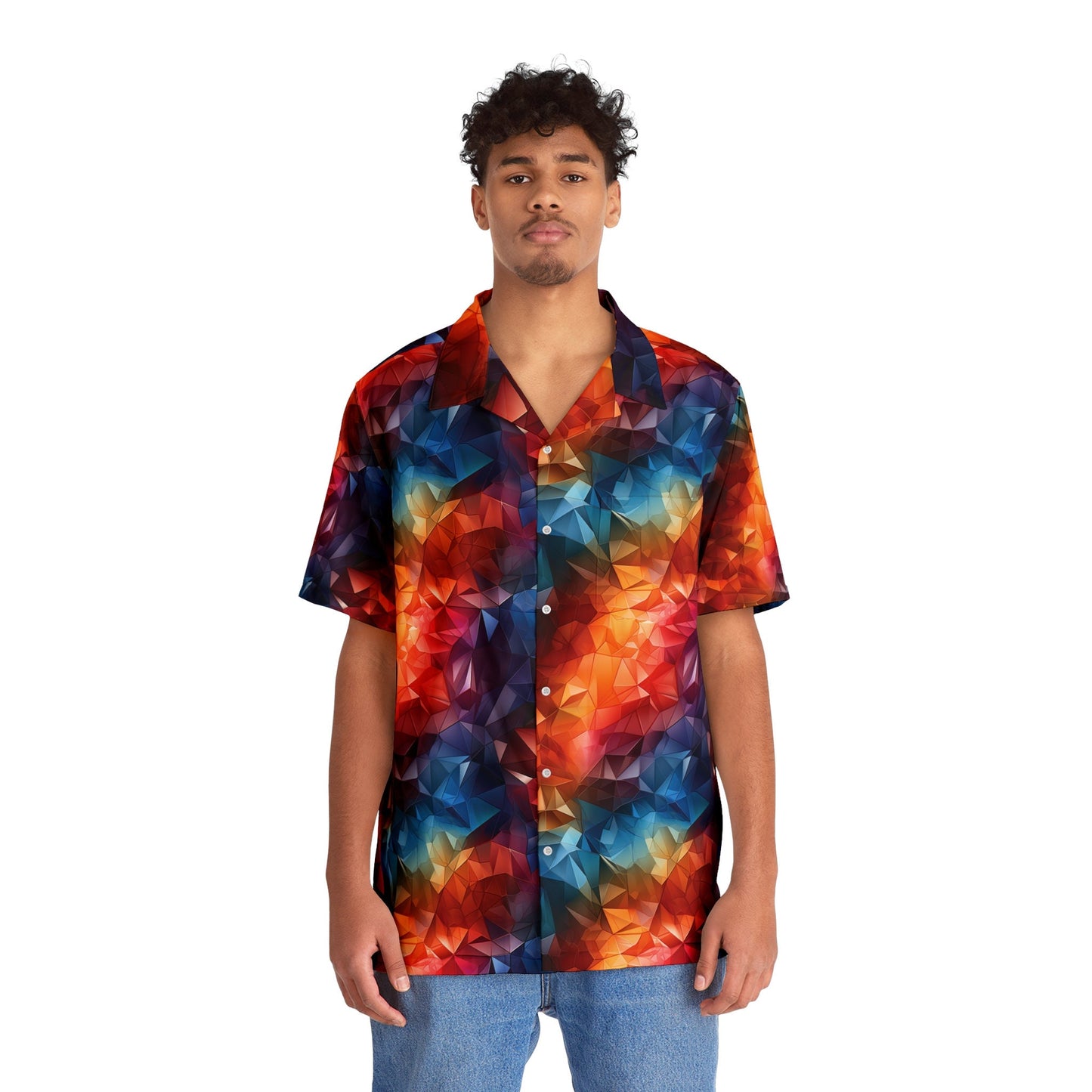 Cubist Art Mens Hawaiian Shirt